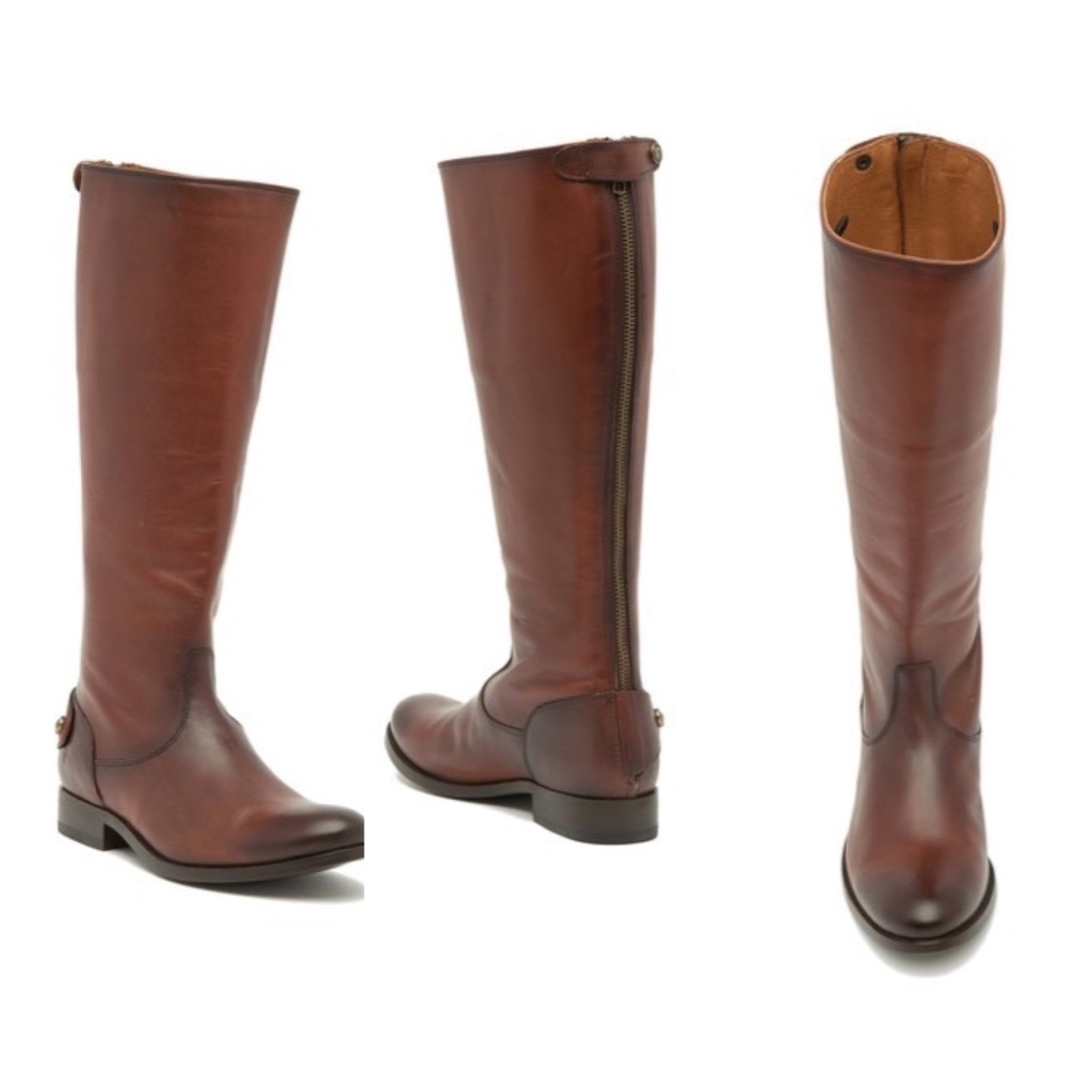 New Frye Button Back Zip Boot